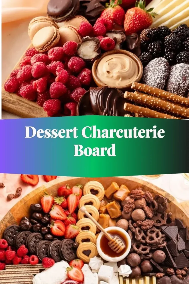 Delicious Dessert Charcuterie board featuring an array of sweets and treats.